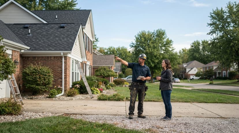 Walking the job with the homeowner: roofing Columbus OH